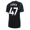 Manchester City Phil Foden #47 Tredjedrakt Kvinner 2023-24 Kortermet